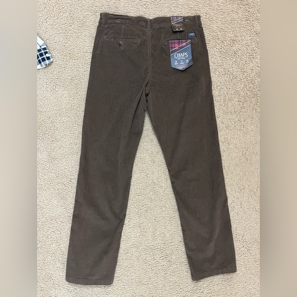 Men’s Chaps Brown Corduroy Pants - Picture 6 of 8